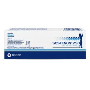 Testosterone Injection 250 mg/mL - 1 Pre-Filled Syringe (Brand: Sostenon®) available at CMC Pharmacy in Cabo San Lucas - order online with fast prescription and pharmacy delivery in Los Cabos, Mexico
