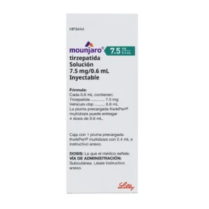 Mounjaro Kwikpen 7.5Mg/0.6Ml 3ml available at CMC Pharmacy in Cabo San Lucas - order online with fast prescription and pharmacy delivery in Los Cabos, Mexico