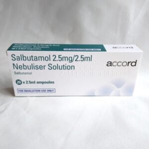 Salbutamol Nebulizer Solution 5mg/2.5ml — 20 Ampoules - Clearwell Pharmacy delivery