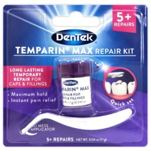 DenTek Temparin Max Tooth Repair Kit available at Clearwell Pharmacy in Cabo San Lucas - order online with fast prescription and pharmacy delivery in Los Cabos, Mexico