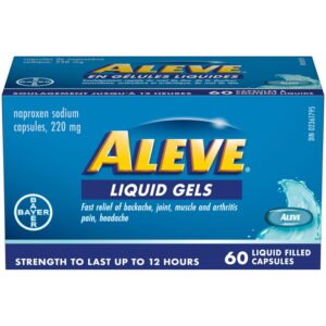 Aleve Liquid Gels Naproxen 220mg 40 Gels - Clearwell Pharmacy