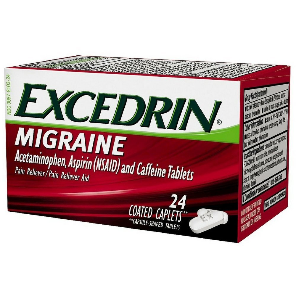 Excedrin Migraine — 24 Caplets | Clearwell Pharmacy Cabo Delivery in Cabo Excedrin Migraine 24 Caplets - Clearwell Pharmacy
