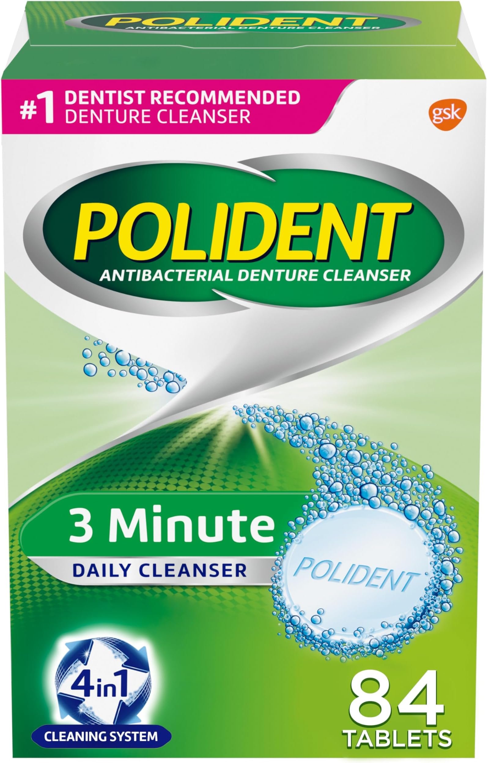 Polident Denture Cleanser — 84 Tablets | Clearwell Pharmacy Cabo Delivery in Cabo Polident Denture Cleanser 84 Tablets - Clearwell Pharmacy