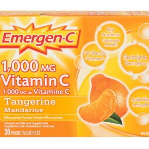 Emergen-C 1000mg Vitamin C 30 Packets Tangerine - Clearwell Pharmacy