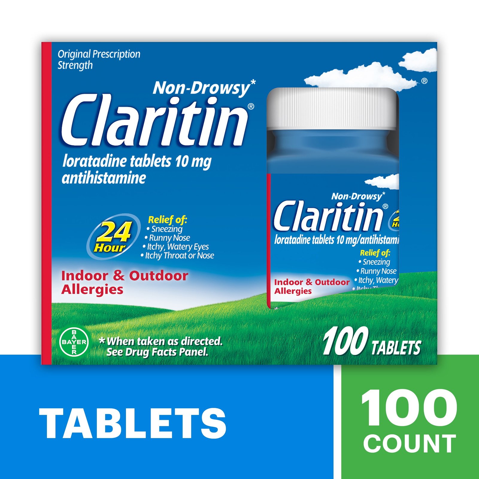 Loratadine 10mg — 60 Tablets | Clearwell Pharmacy Cabo Delivery in Cabo Loratadine 10mg - Clearwell Pharmacy delivery