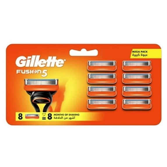 Gillette Fusion5 Cartridges — 8 ct | Clearwell Pharmacy Cabo Delivery in Cabo Gillette Fusion5 Cartridges 8 ct - Clearwell Pharmacy