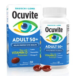 Bausch + Lomb Ocuvite Adult 50+ 50 Softgels - Clearwell Pharmacy