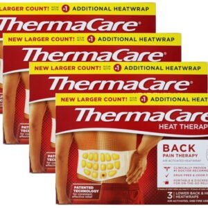 ThermaCare Heat Wraps Back/Hip 4 Wraps - Clearwell Pharmacy