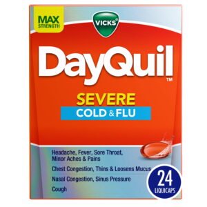 DayQuil Severe Cold & Flu 24 LiquiCaps - Clearwell Pharmacy