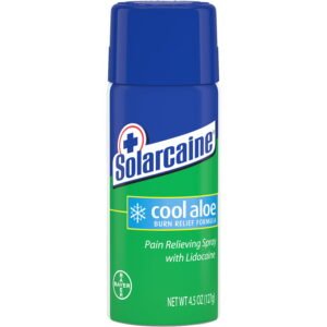 Solarcaine Cool Aloe Burn Relief Spray - 130g available at Clearwell Pharmacy in Cabo San Lucas - order online with fast prescription and pharmacy delivery in Los Cabos, Mexico