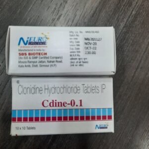 Clonidine 0.1mg — 30 Tablets (Generic for Catapres®) - Clearwell Pharmacy delivery