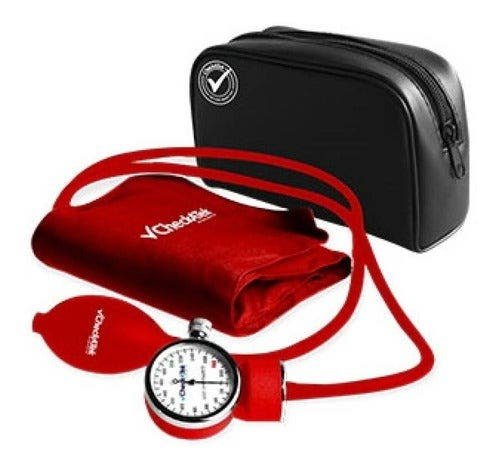 Blood Pressure Monitor Aneroid Popular Nylon Red Reading Checkatek Red Aneroid | Clearwell Pharmacy Cabo Delivery in Cabo Blood Pressure Monitor Aneroid Popular Nylon Red Reading Checkatek Red Aneroid