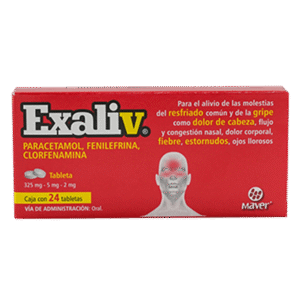 CHLORPHENAMINE / PHENYLEPHHRINE / PARACETAMOL 24 TABLETS
