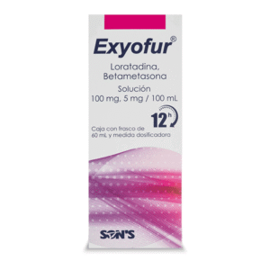 LORATADINE / BETAMETHASONE 100/5 MG SOLUTION 60 ML 1 PIECE