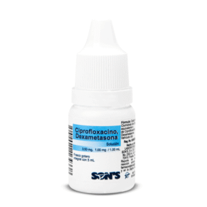 CIPROFLOXACIN / DEXAMETHASONE 3.5/1 MG OPHTHALMIC SOLUTION 5 ML 1 PIECE