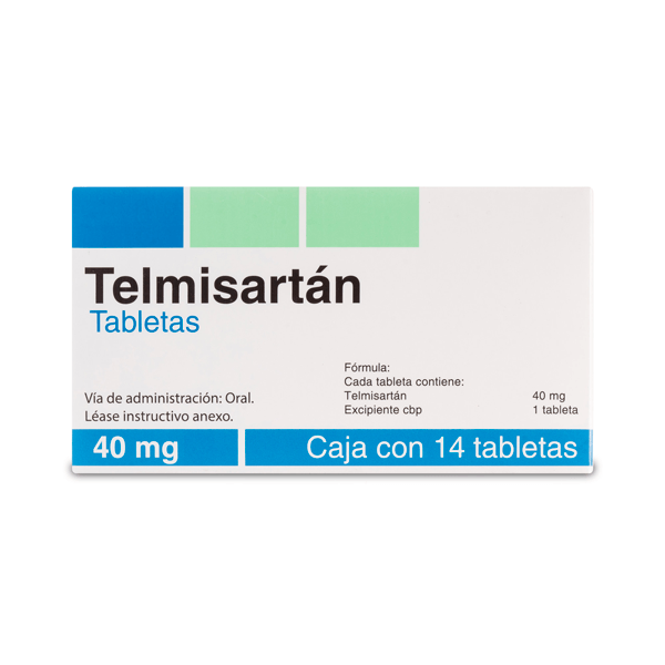 TELMISARTAN 40 MG 14 TABLETS | Clearwell Pharmacy Cabo Delivery in Cabo TELMISARTAN 40 MG 14 TABLETS
