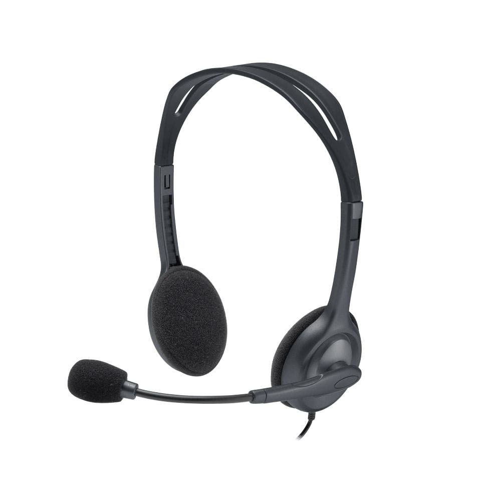 Logitech Headphones Wired H111 Black | Clearwell Pharmacy Cabo Delivery in Cabo Logitech Headphones Wired H111 Black