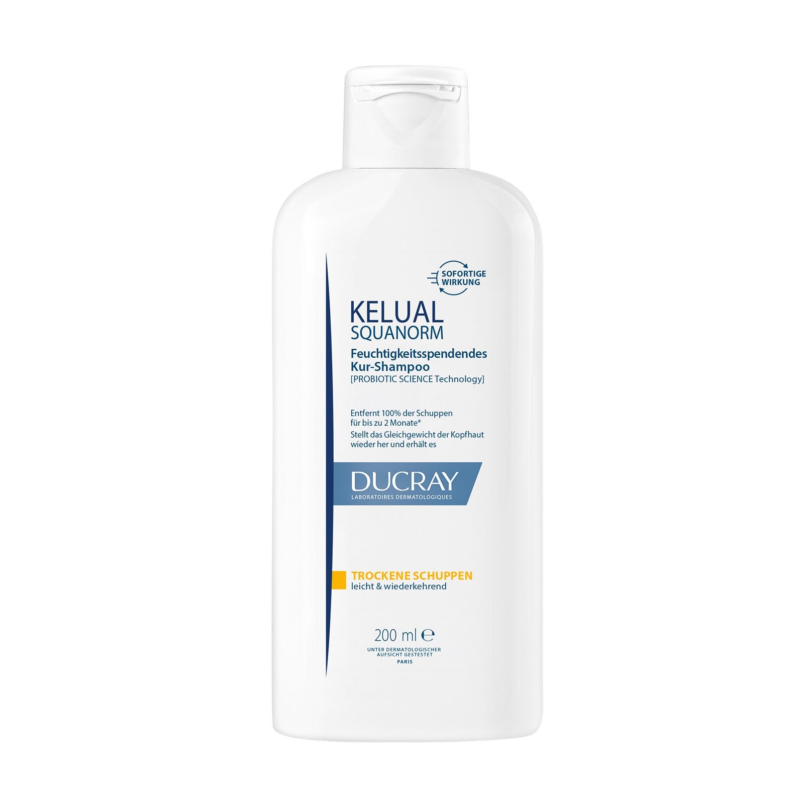 Ducray Kelual Squanorm Shampoo Caspa Dry 200ML | Clearwell Pharmacy Cabo Delivery in Cabo Ducray Kelual Squanorm Shampoo Caspa Dry 200ML