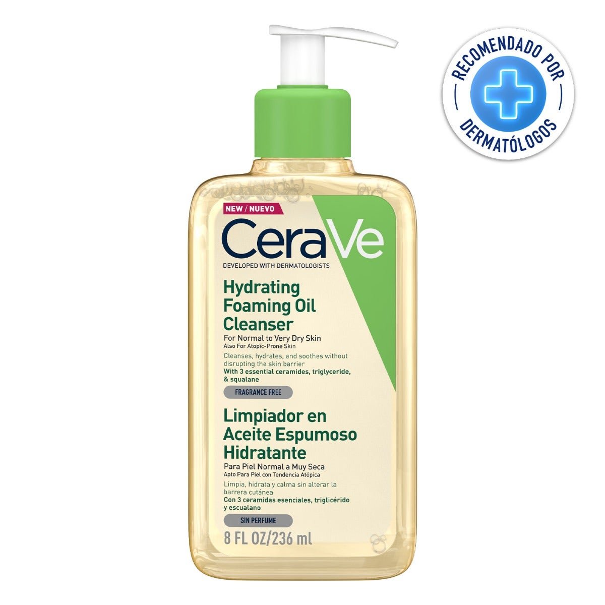 Cerave Cleanser in Oil Ducha Normal Skin a Dry 236 ml | Clearwell Pharmacy Cabo Delivery in Cabo Cerave Cleanser in Oil Ducha Normal Skin a Dry 236 ml