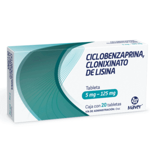 LYSINE CLONIXINATE / CYCLOBENZAPRINE 125MG/5MG 20 TABLETS