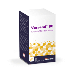 ATORVASTATIN 80MG 30 TABLETS VASCEND