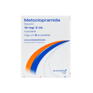 Metoclopramide 10 mg injection solution, 6 ampoules
