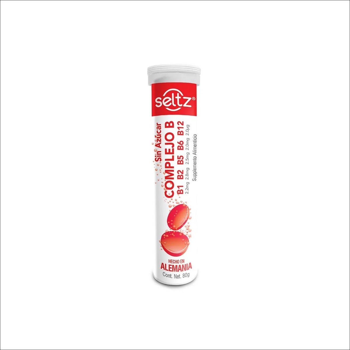 Seltz Complejo B Efervescente 20 Tablets | Clearwell Pharmacy Cabo Delivery in Cabo Seltz Complejo B Efervescente 20 Tablets