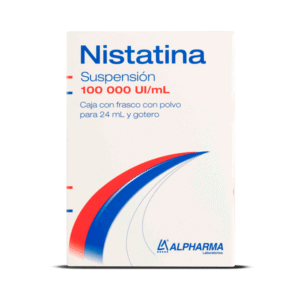 NISTATIN 100000UI POWDER FOR SUSPENSION 24 ML 1 PIECE