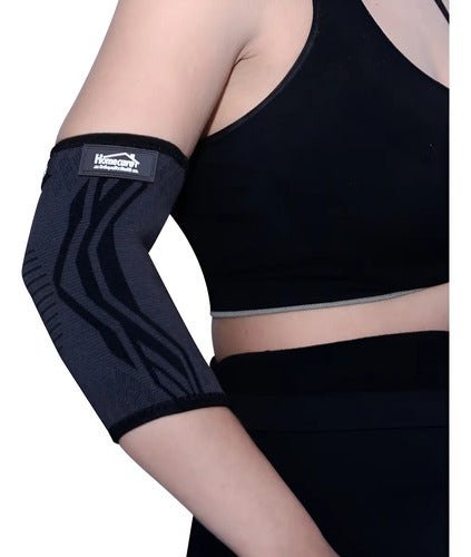 Elbow Support Elastic Black Breathable Homecare | Clearwell Pharmacy Cabo Delivery in Cabo Elbow Support Elastic Black Breathable Homecare