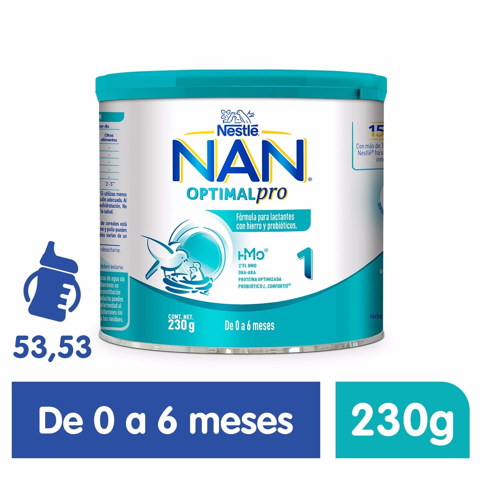 NAN 1 Optimal Pro Infant Formula Can 230 g | Clearwell Pharmacy Cabo Delivery in Cabo NAN 1 Optimal Pro Infant Formula Can 230 g