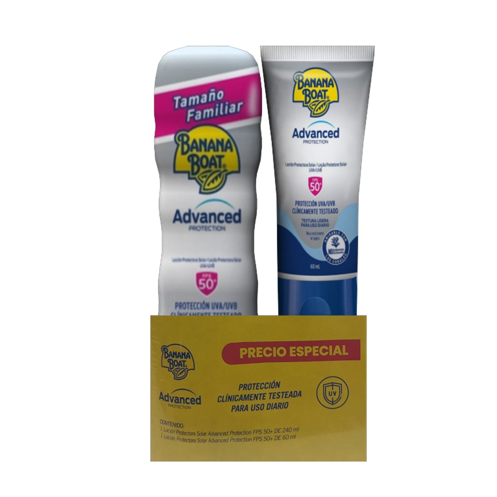 Banana Boat Advence Protection Pack 240 ml + 60 ml | Clearwell Pharmacy Cabo Delivery in Cabo Banana Boat Advence Protection Pack 240 ml + 60 ml