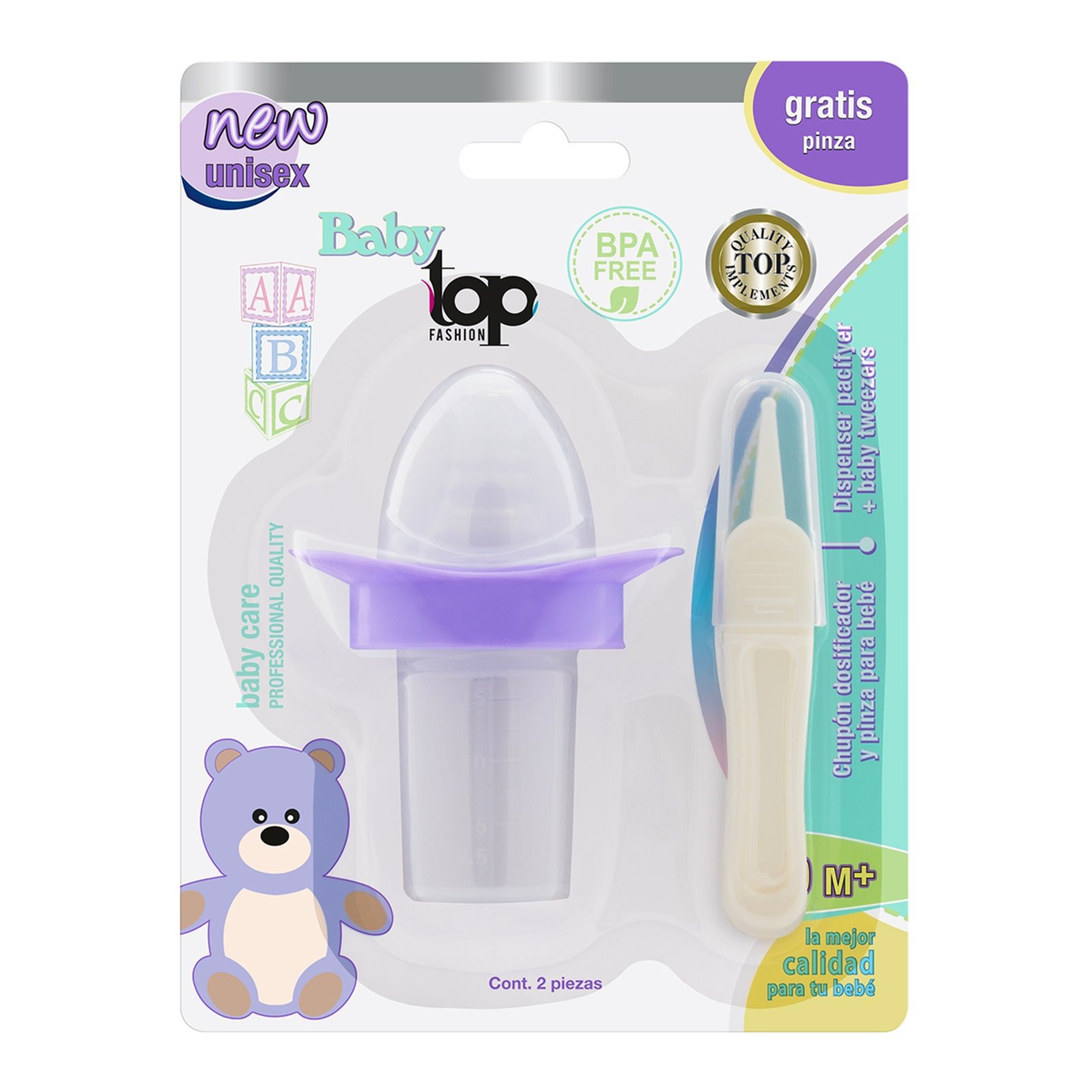 Pacifier Dosificador & Tweezers for Baby | Clearwell Pharmacy Cabo Delivery in Cabo Pacifier Dosificador & Tweezers for Baby