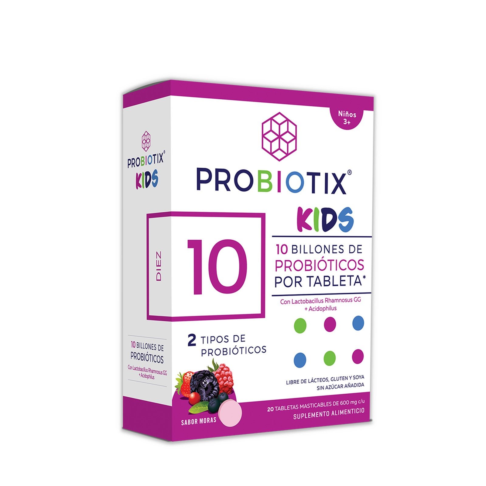 Probiotix 10 Billion Kids 20 Tablets Masticables | Clearwell Pharmacy Cabo Delivery in Cabo Probiotix 10 Billion Kids 20 Tablets Masticables