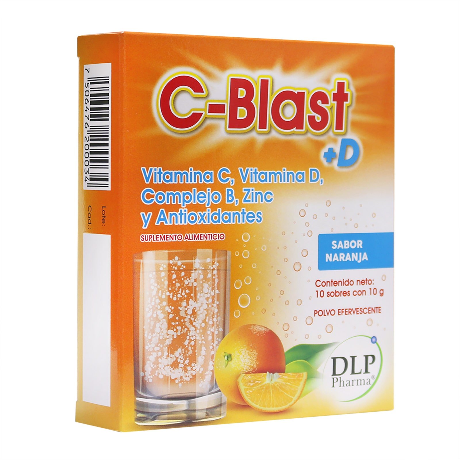C-Blast+D Vitamins 10 Sachets | Clearwell Pharmacy Cabo Delivery in Cabo C-Blast+D Vitamins 10 Sachets
