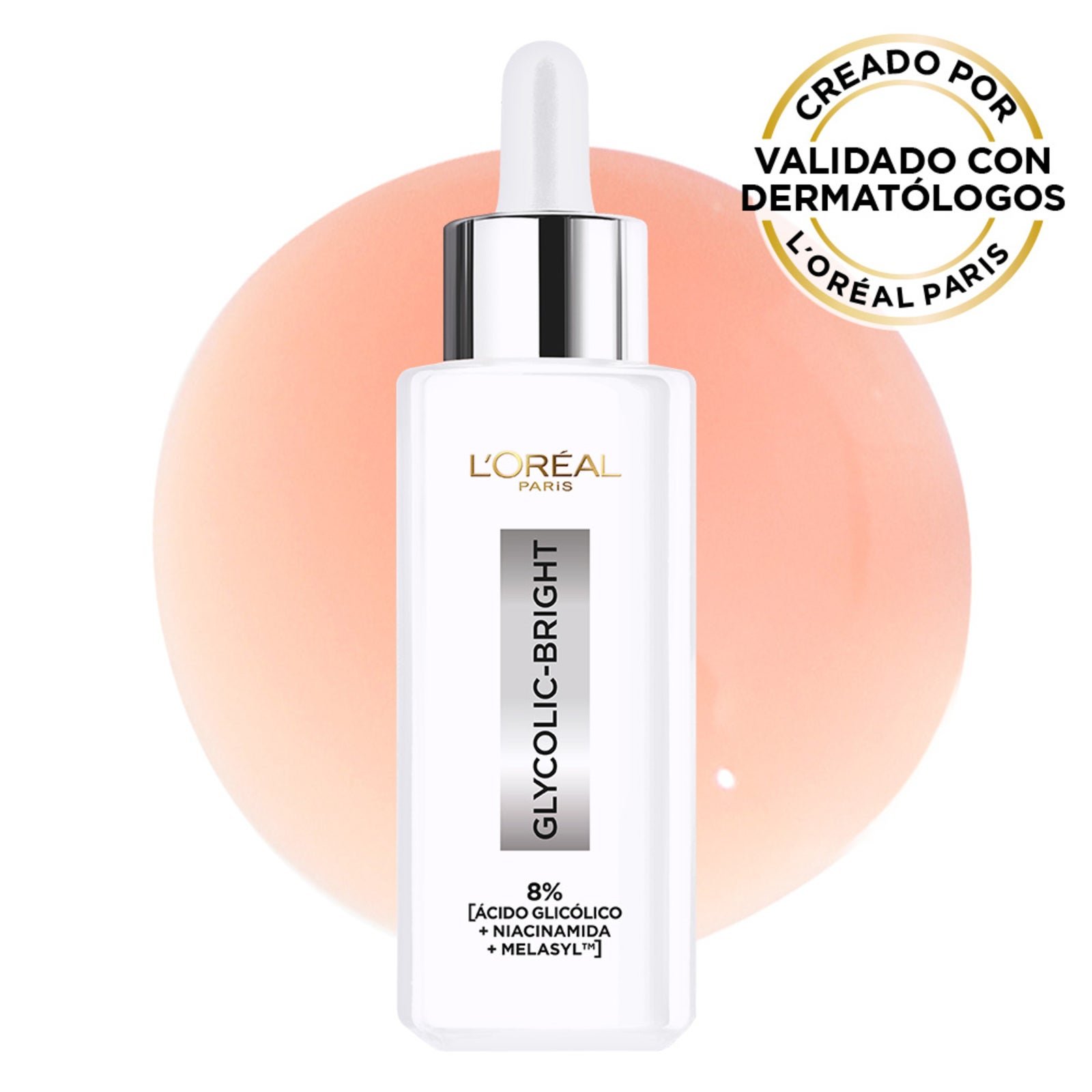 L'Oreal Paris Glycolic Bright Serum 30 ml | Clearwell Pharmacy Cabo Delivery in Cabo L'Oreal Paris Glycolic Bright Serum 30 ml