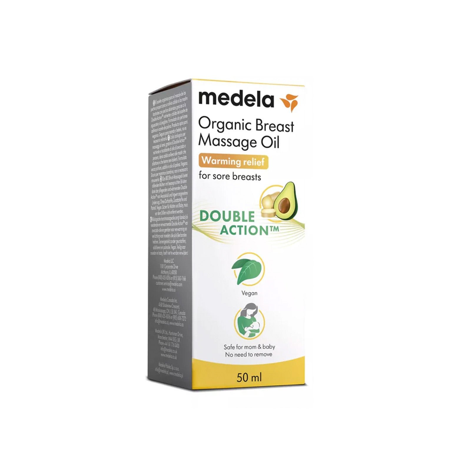 MEDELA Oil Organic for Massage Senos 50 ml | Clearwell Pharmacy Cabo Delivery in Cabo MEDELA Oil Organic for Massage Senos 50 ml