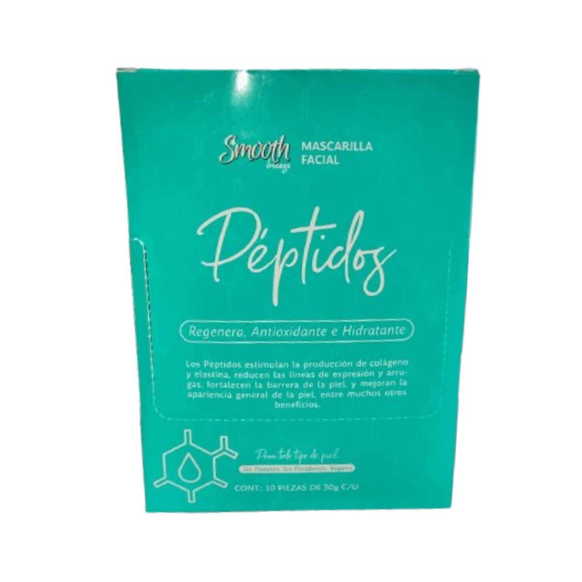 10pack Smooth Breeze Mask Facial Péptidos 30g | Clearwell Pharmacy Cabo Delivery in Cabo 10pack Smooth Breeze Mask Facial Péptidos 30g
