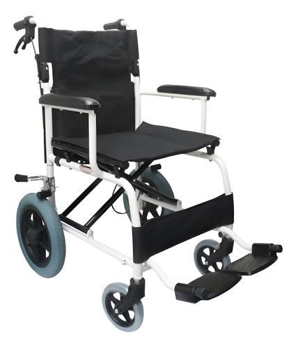 Chair Traslado C/ruedas Compacta Aluminum Speedy White/Black | Clearwell Pharmacy Cabo Delivery in Cabo Chair Traslado C/ruedas Compacta Aluminum Speedy White/Black